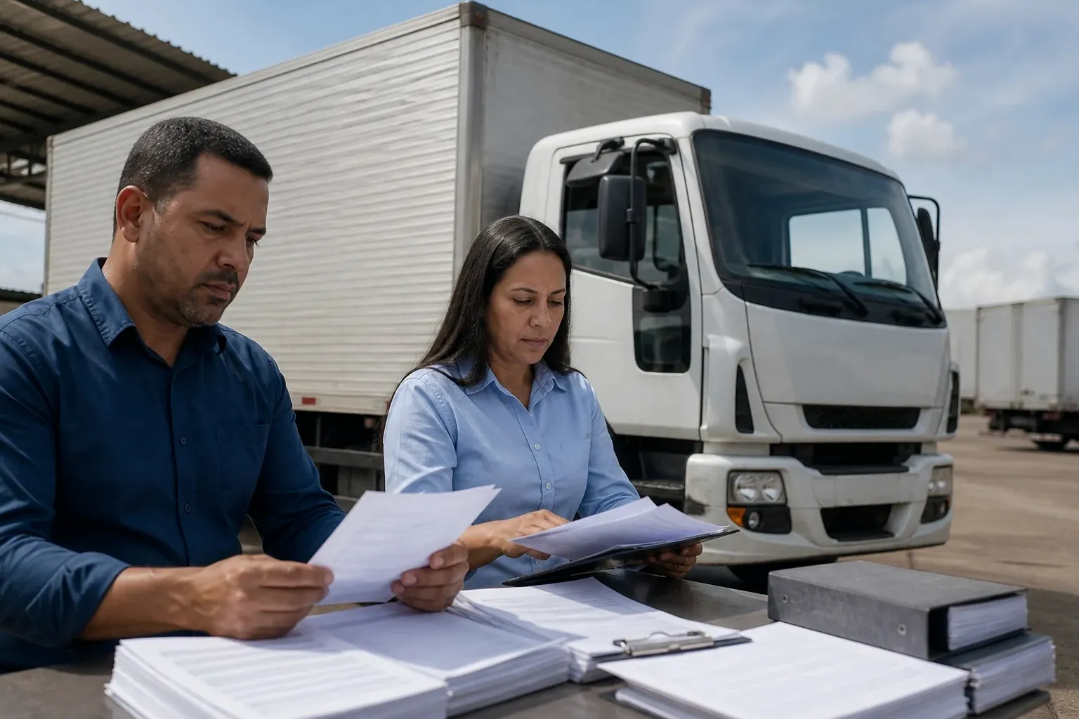 Despachante registrando cliente na ANTT em Hortolândia.