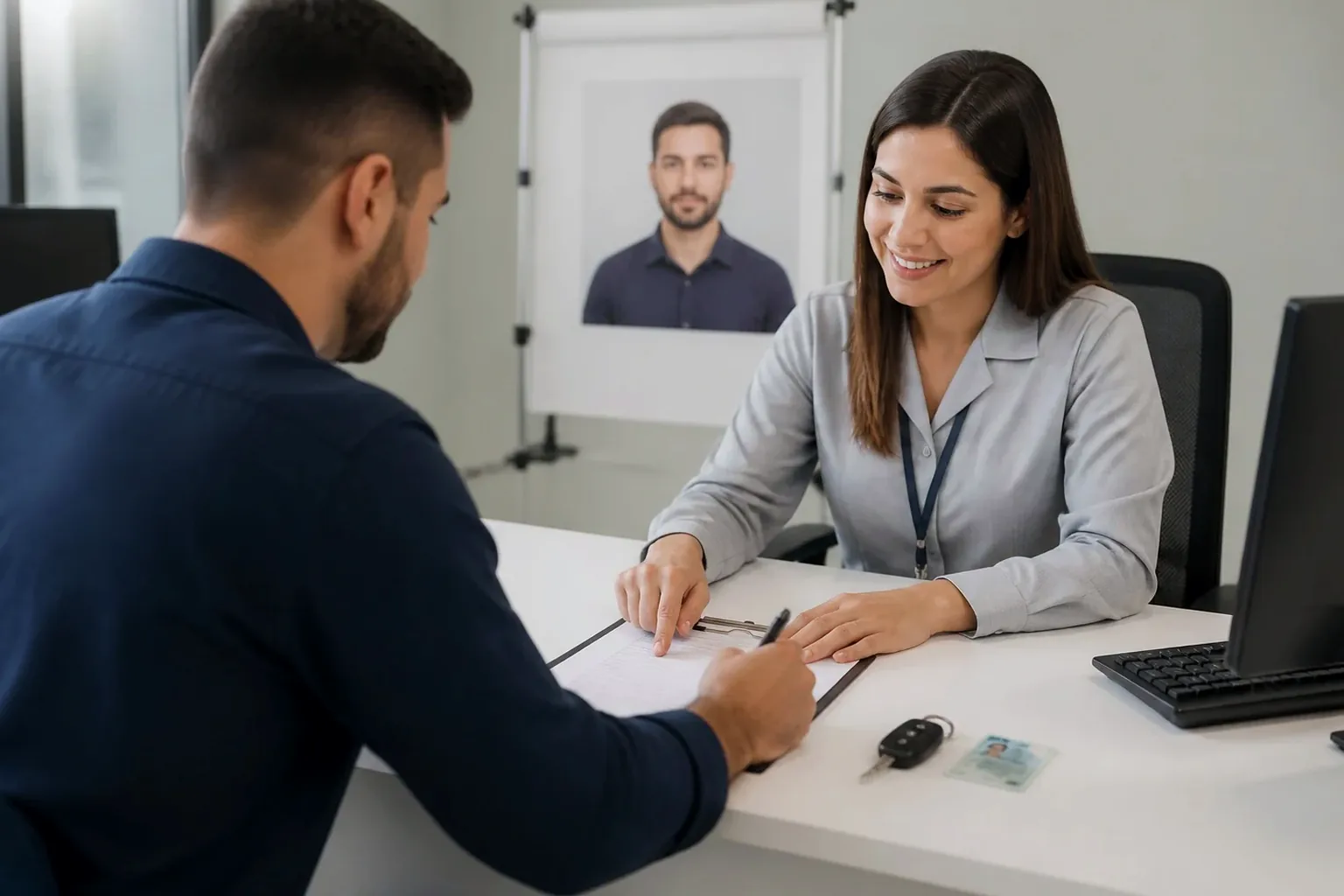 Especialista auxiliando na renovação da CNH em Hortolândia.